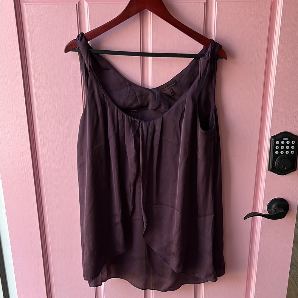 Sofia by Sofia Vergara Deep Purple Tank Top